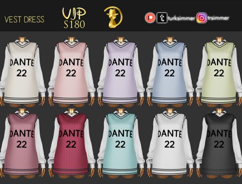 [Patreon] (Early Access) Vest Dress S180
