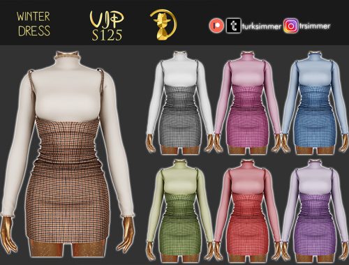 [PATREON] (Early Access) Winter Dress S125