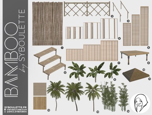 Patreon Early Release - Bamboo - Part 3 (Windows & doors)