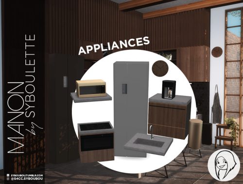 Patreon Early Release-Manon Kitchen set (Part 2: appliances)