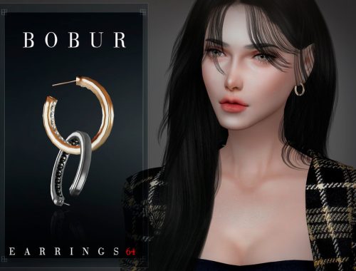 Pearl hoop earrings