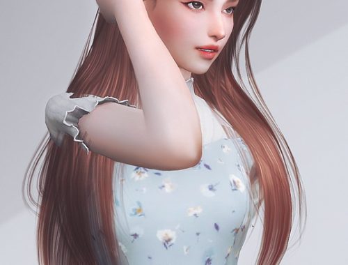 PEONY HAIR at Obsidian Sims