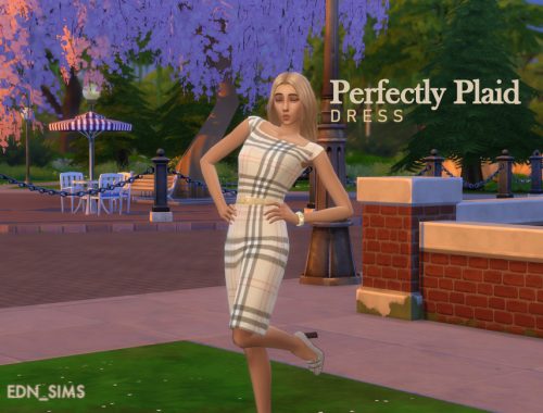 PERFECTLY PLAID Dress