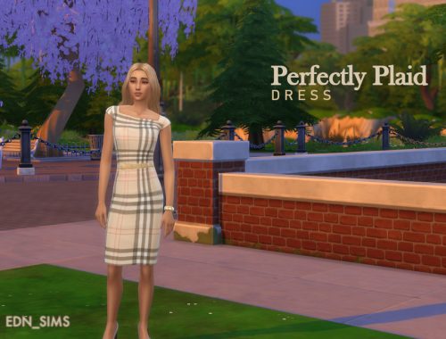 PERFECTLY PLAID Dress