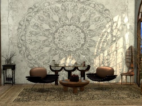 Persian Sands wall murals at Tilly Tiger