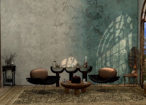Persian Sands wall murals at Tilly Tiger