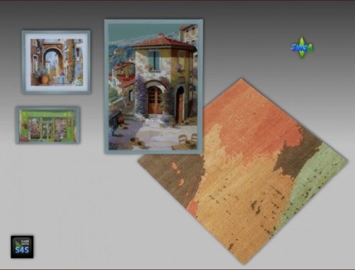 Picture collection and rugs – 4 sets by Mabra at Arte Della Vita
