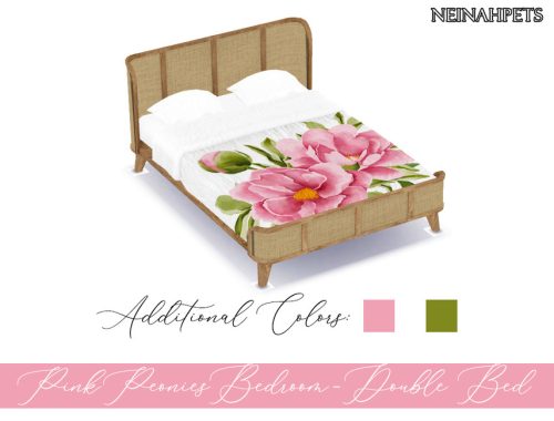 Pink Peonies Bedroom {Mesh Required}