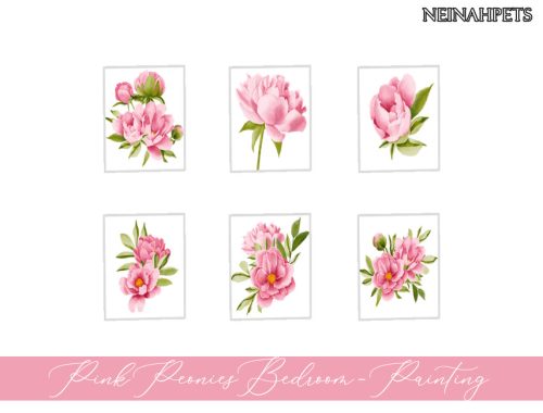 Pink Peonies Bedroom {Mesh Required}