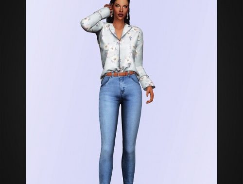 Piping Line Blouse at Gorilla