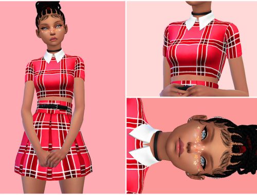 Plaid Set | Blouse