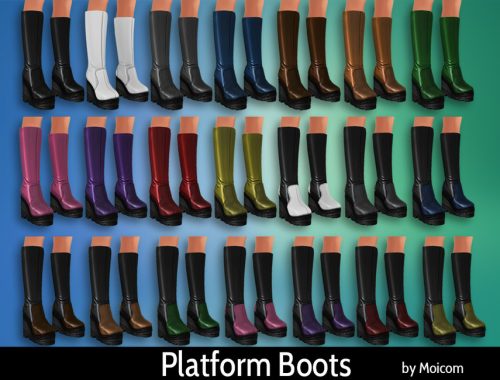 Platform Boots with cover options