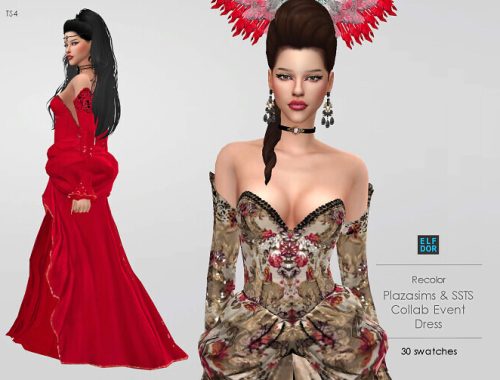 Plazasims & SSTS Collab Event Dress RC