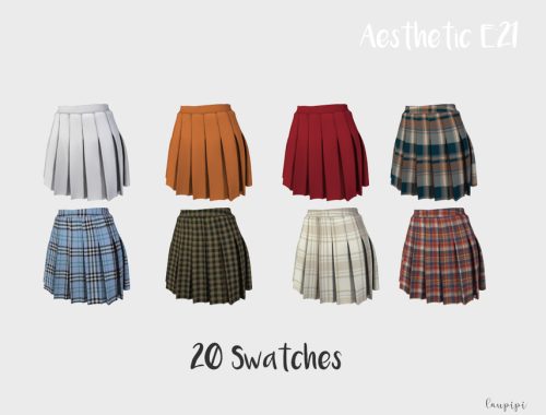 Pleated Skirt - BT384