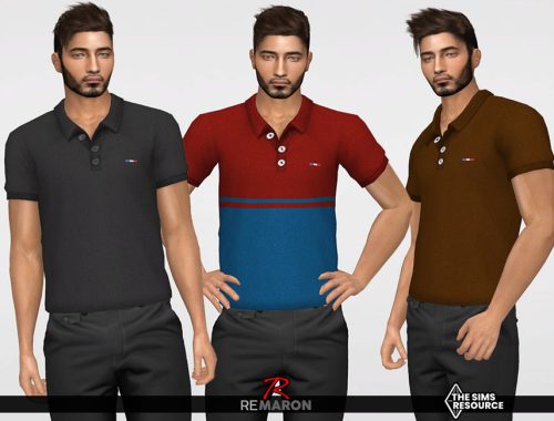 Polo Shirt 01 for Male Sim