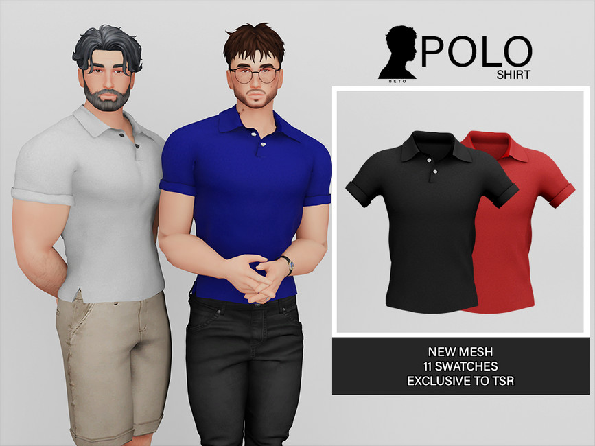 Polo (Shirt) - The Sims 4 Catalog