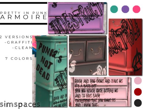Pretty in Punk Armoire