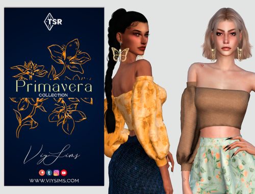 PRIMAVERA Collection - TOP FOR FLORAL SET [I]