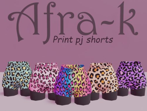 Print pj shorts