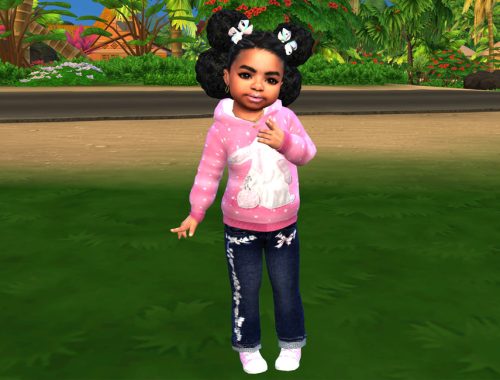 Puffy Peek-A-Boo Hairstyle - Base Compatible