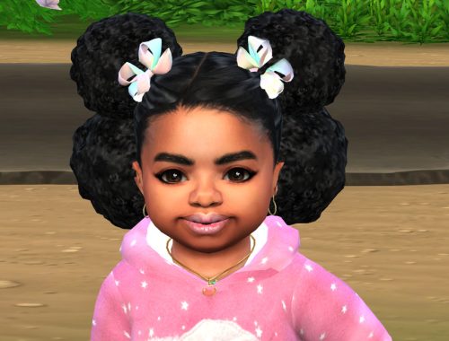 Puffy Peek-A-Boo Hairstyle - Base Compatible
