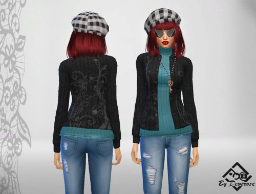 Pullover and Cardigan Set