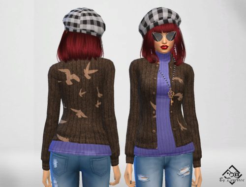 Pullover and Cardigan Set