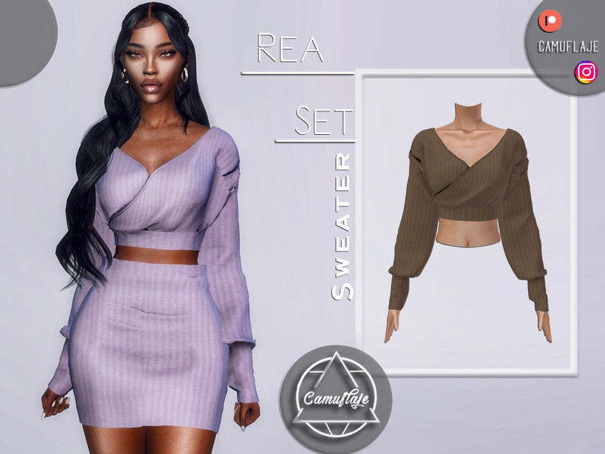 Rea Set - Sweater - The Sims 4 Catalog