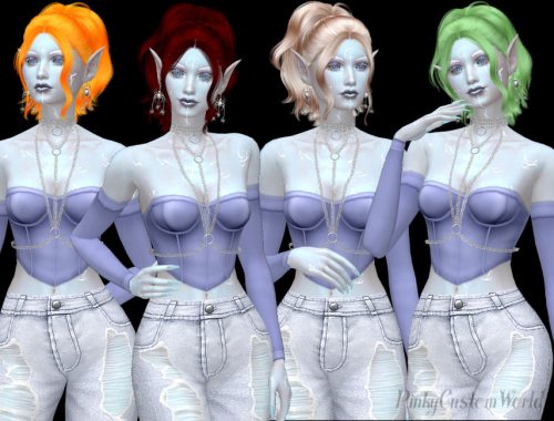 Recolor of Nightcrawler's "Belle" hair
