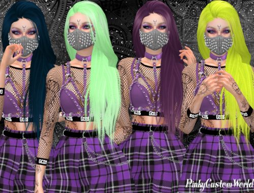 Recolor of Stealthic's Eden hair
