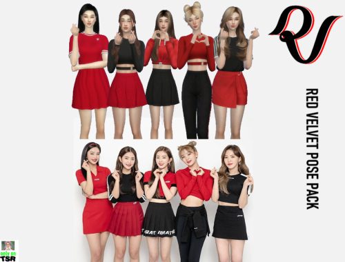 RED VELVET POSES