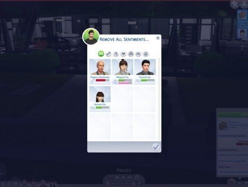 Remove Sentiments about Specific Sims by ShuSanR