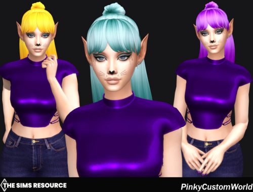 Retexture of Kayla hair by Enriques4