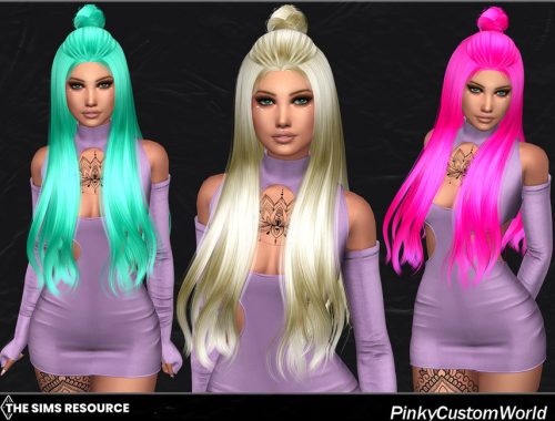 Retexture of N74 Lia hair by S-Club