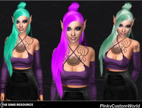 Retexture of Reyna hair by LeahLillith
