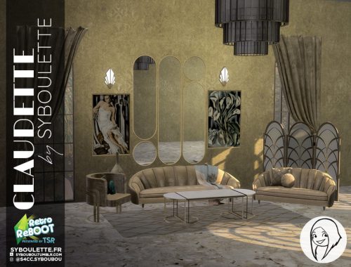 Retro ReBOOT - Claudette set (Part 1: Furnitures)