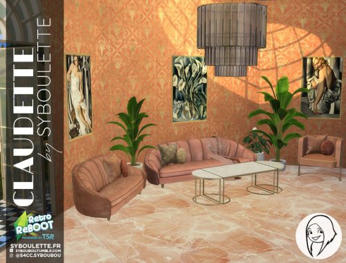 Retro ReBOOT - Claudette set (Part 1: Furnitures)