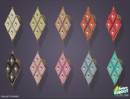 Retro ReBOOT Coro Lucite Earrings 50s