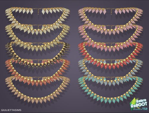 Retro ReBOOT Coro Lucite Necklace 50s