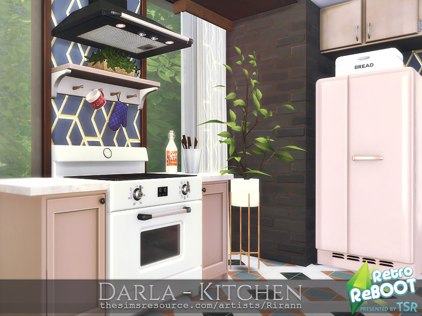 Retro ReBOOT - Darla Kitchen - The Sims 4 Catalog