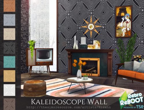 Retro ReBOOT - Kaleidoscope Wall