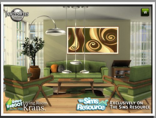 Retro reboot Krans living room