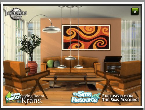 Retro reboot Krans living room