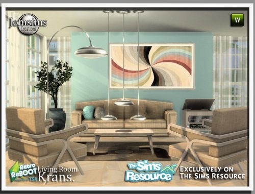 Retro reboot Krans living room