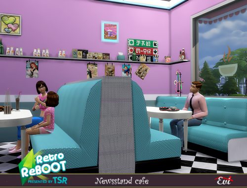 Retro ReBOOT Newsstand cafe