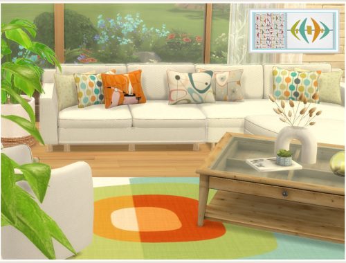 Retro ReBOOT_Atomic Retro Rug [Mesh Required]