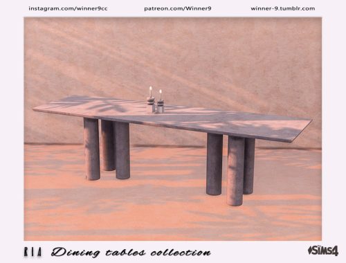 Ria Tables collection