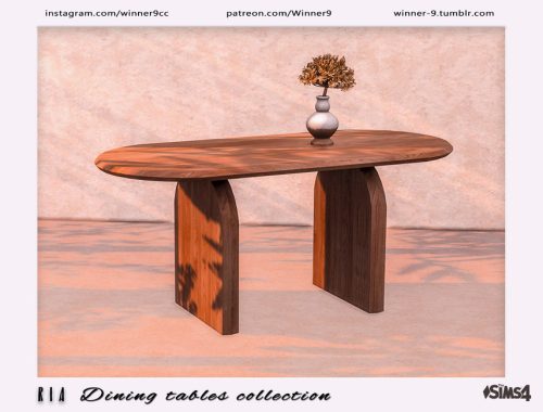 Ria Tables collection