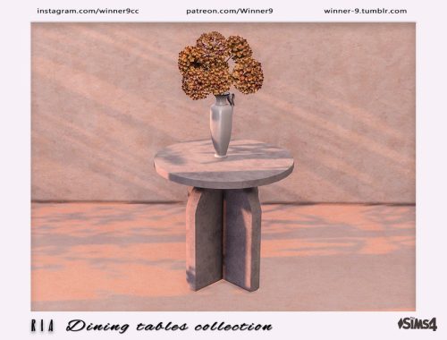 Ria Tables collection