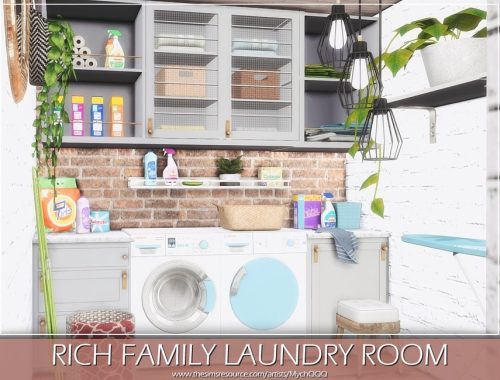 Rich Family Laundry Room